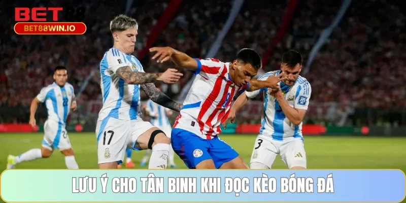 Lưu ý cho tân binh khi đọc kèo bóng đá
