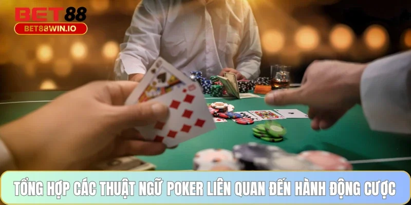 Tổng hợp các thuật ngữ Poker liên quan đến hành động cược